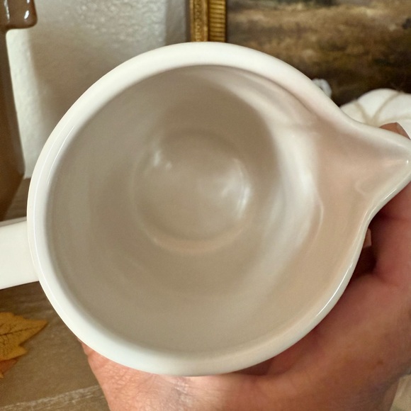 Rae Dunn White Ceramic Syrup Jug - Picture 6 of 7